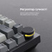 Ajazz Клавіатура Ajazz AK820 Sea Salt Switch RGB USB-C UA Black (AK820-SS-BGY)