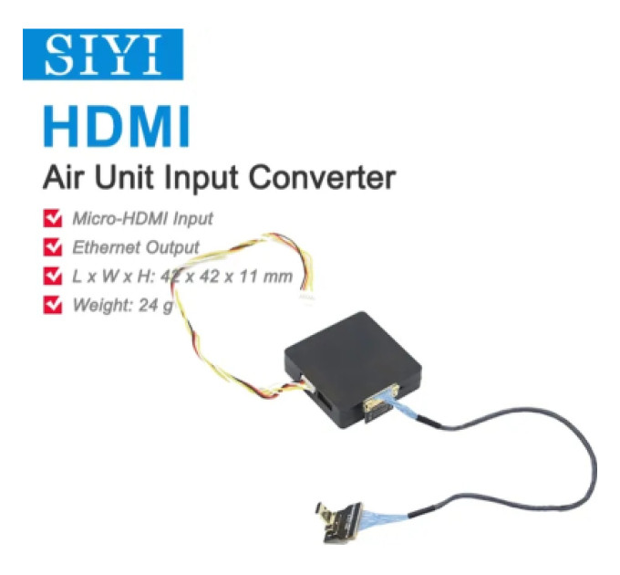 SIYI Медіаконвертер SIYI Air Unit HDMI Input to Ethernet Output Converter (SIYIAURHI)