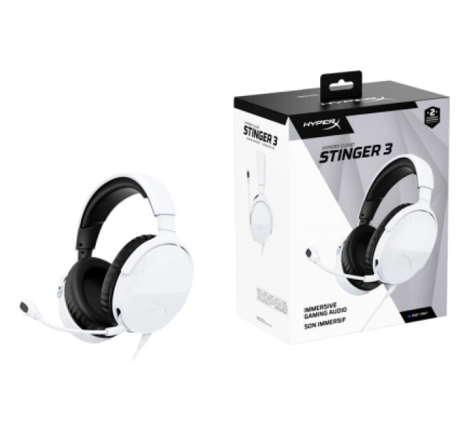 HyperX Навушники HyperX Cloud Stinger 3 Wired White (BS1T6AA)
