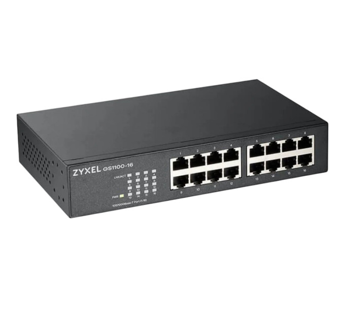 ZyXel Комутатор ZYXEL GS1100-16 (GS1100-16-EU0104F)