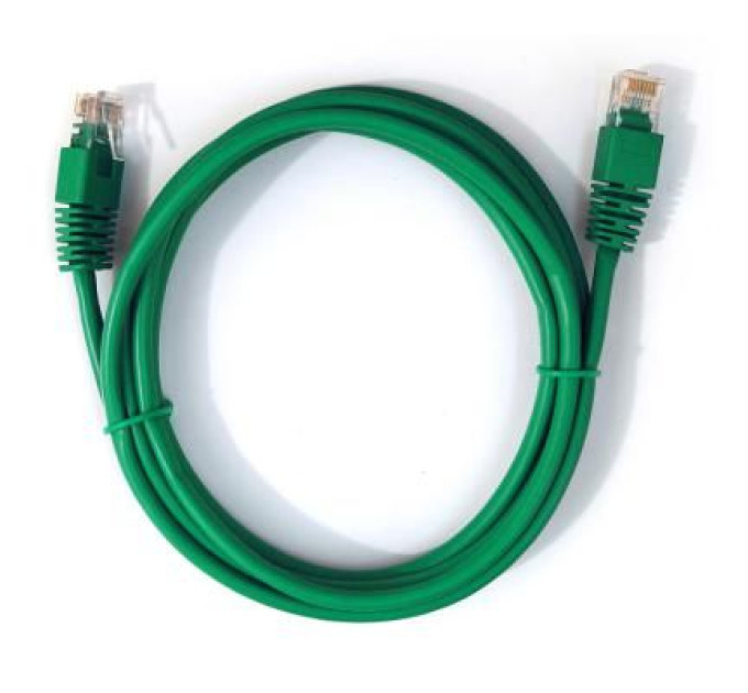 Cablexpert Патч корд Cablexpert PP12-0.5M/G, UTP, категорія. 5E, литий,  50u" штекер із фіксатором, 0.5 м, зелений