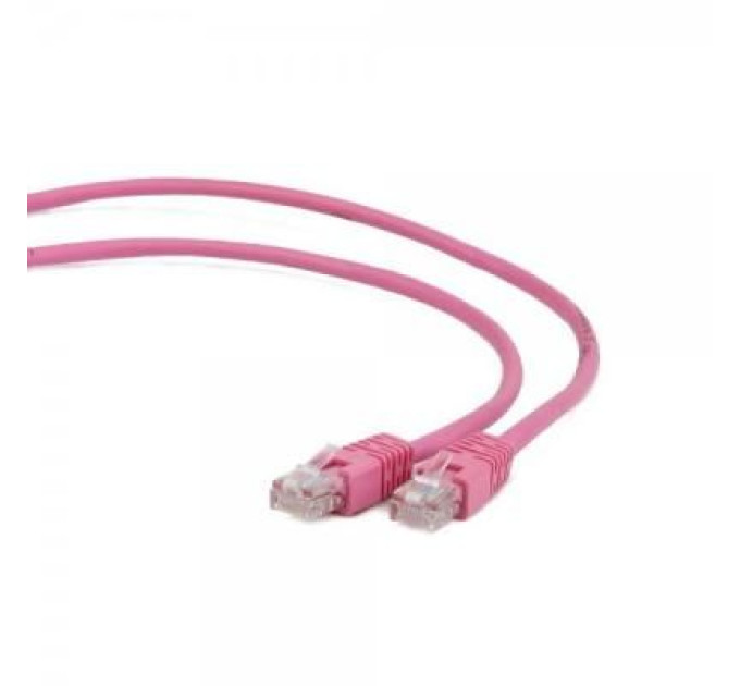 Cablexpert Патч корд Cablexpert PP6-1M/RO, FTP, категорія. 6, литий,  50u" штекер із фіксатором, 1.0 м, рожевий