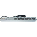 Conteg Силовий блок Conteg 19" 1U 6xSchuko, фільтр ВЧ, з кабелем 3м (DP-RP-06-SCHUPH)
