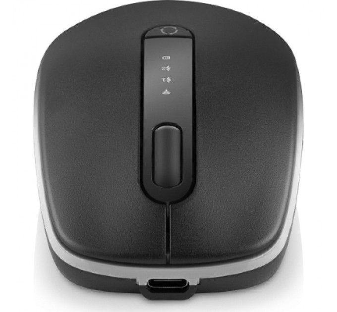 Мишка REAL-EL RM-455W Wireless/Bluetooth Black/Gray (EL123200047)