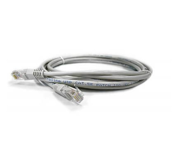 Kingda Патч-корд 3м, UTP, cat.5e, CU, 24AWG, grey Kingda (KD-PAUT3300GY)