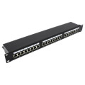 Kingda Патч-панель 19" 24xRJ-45 STP cat.5e, 1U Molex (KD-PP30-STP-C5e-24P)
