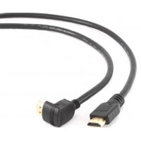 Кабель Cablexpert CC-HDMI490-15, HDMI V.1.4 вилка/кутова вилка, з позолоченими контактами, 4.5 м