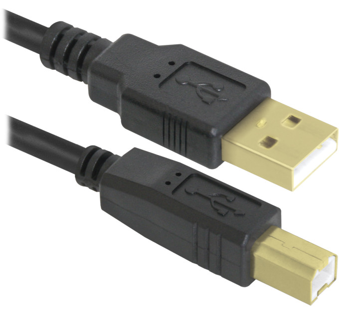 Defender Кабель для принтера USB 2.0 AM/BM 1.8m Defender (87430)