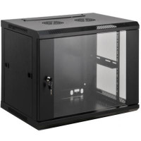 Шафа настінна Kingda 6U 19" 600x600 RAL9004 (KD-007-6606)