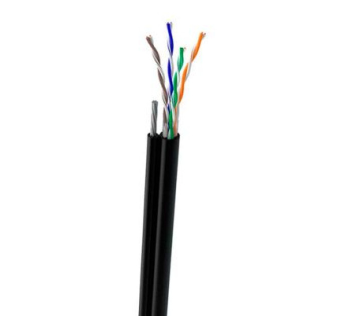OK-Net Кабель мережевий OK-Net UTP-cat.5E-SL, трос 4*0,5мм, outdoor, 305м (КППт-ВП (100) 4*2*0,49)