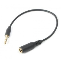 Кабель-адаптер Cablexpert CCA-419, кросовер контактів GND та MIC