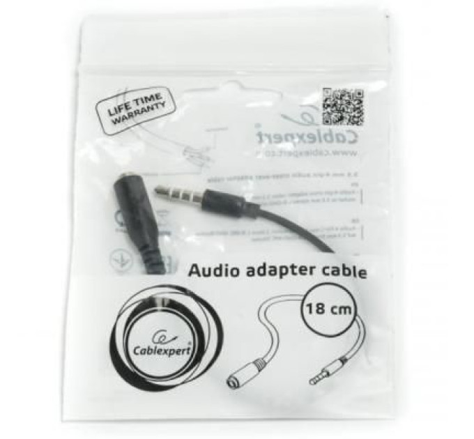 Cablexpert Кабель-адаптер Cablexpert CCA-419, кросовер контактів GND та MIC