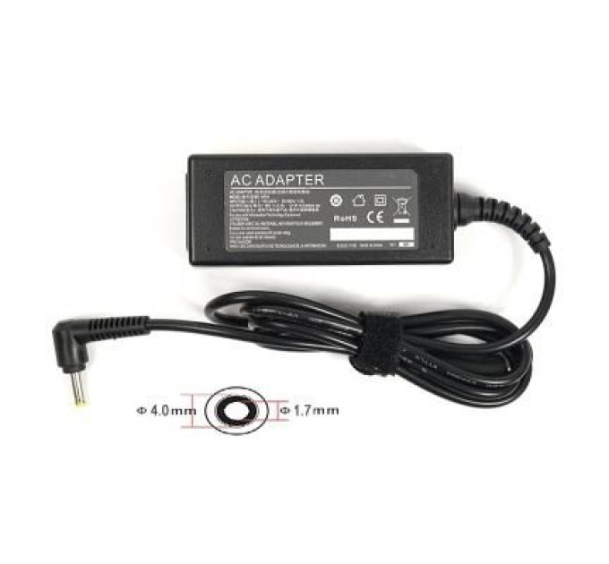 PowerPlant Блок живлення до ноутбуку PowerPlant HP 220V, 19V 40W 2.1A (4.0*1.7) (HP40F4017)