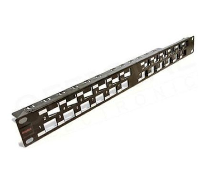 Molex Патч-панель Molex рама для набора 19" 1U 24 порти Kyestone (PID-00282)