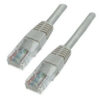 Патч-корд 0.5м, UTP, cat.5e, CU, 24AWG, grey Kingda (KD-PAUT3050GY)