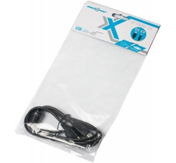 Maxxter Кабель Maxxter UF-AMBM-1M, USB2.0, 1м.