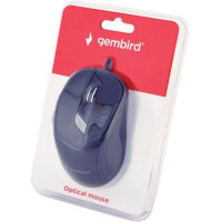 Оптична мишка Gembird MUS-6B-01, USB интерфейс, чорний колір