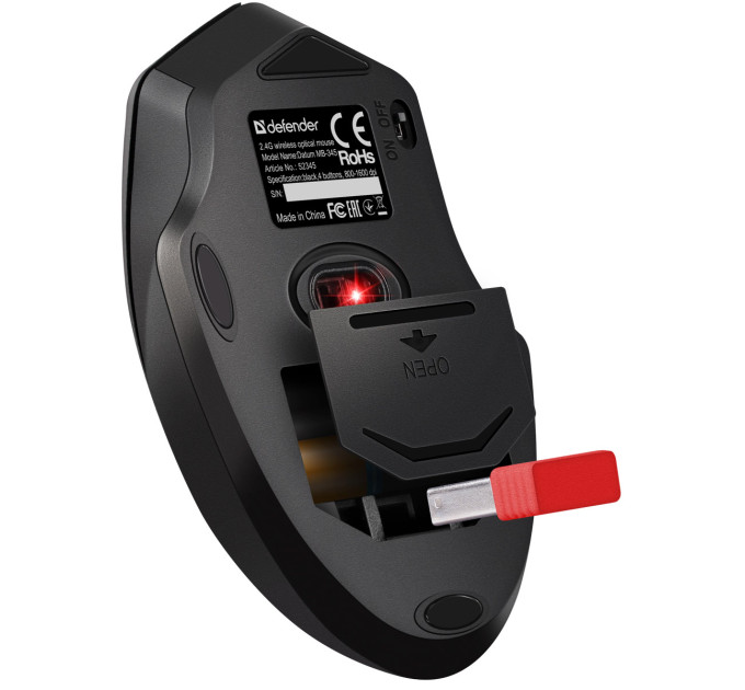 Defender Мишка Defender Datum MB-345 Black (52345)