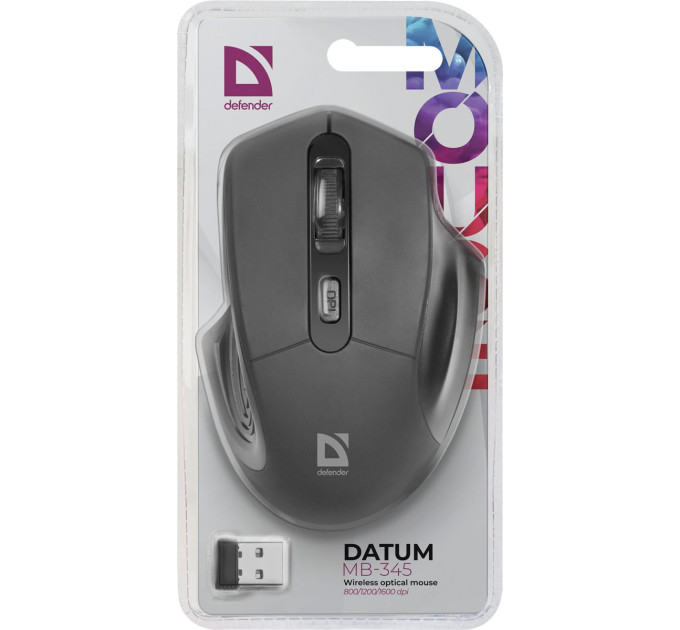 Defender Мишка Defender Datum MB-345 Black (52345)