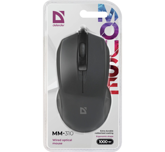 Defender Мишка Defender MM-310 Black (52310)