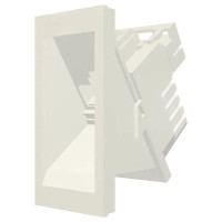 Модуль Keystone RJ45 STP кат. 5е, 22.5х45, кутовий, white Molex (16.1C.011.D0035)
