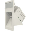 Molex Модуль Keystone RJ45 UTP кат. 5е, 25х50, кутовий, white Molex (17.1B.011.D0052)