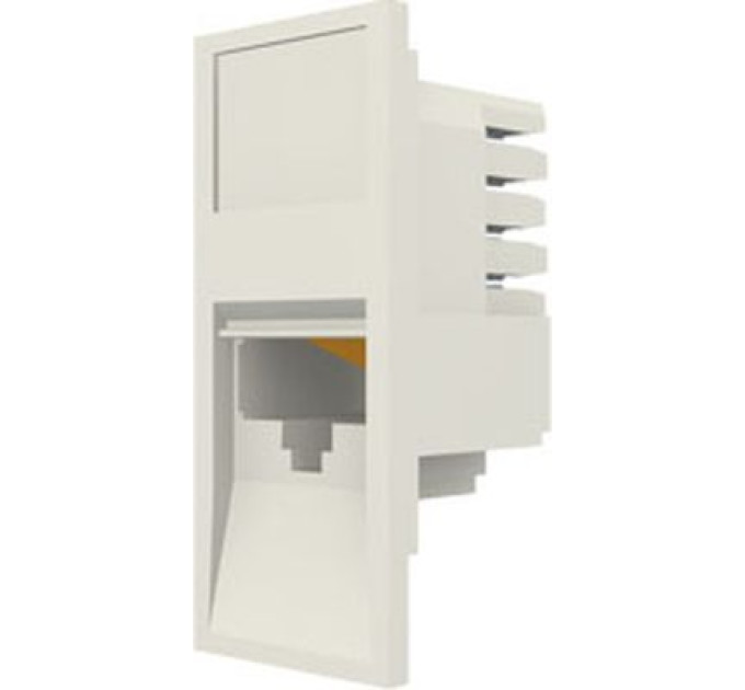 Molex Модуль Keystone RJ45 UTP кат. 5е, 25х50, white Molex (17.1B.011.A042P)