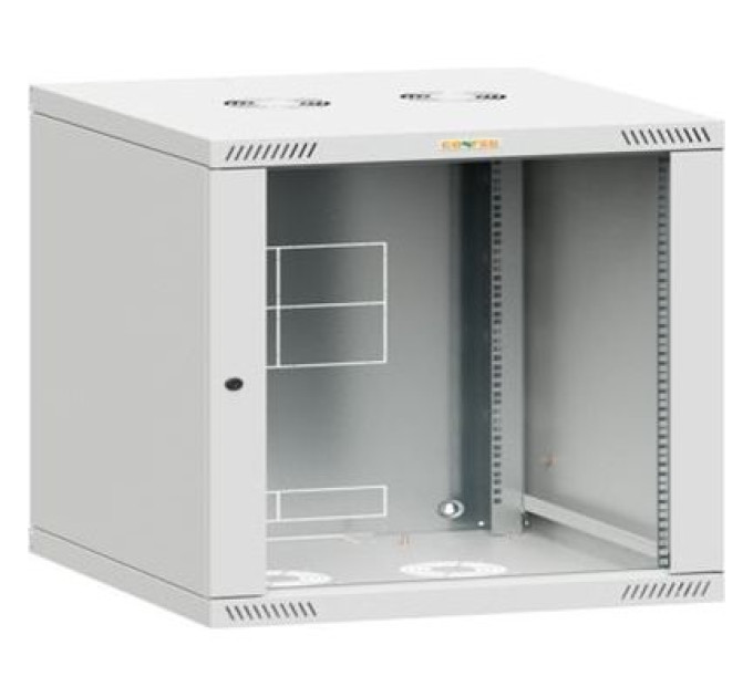 Conteg Шафа настінна Conteg 15U 19" глибина 600мм, RAL7035 (RQN-15-60/60)