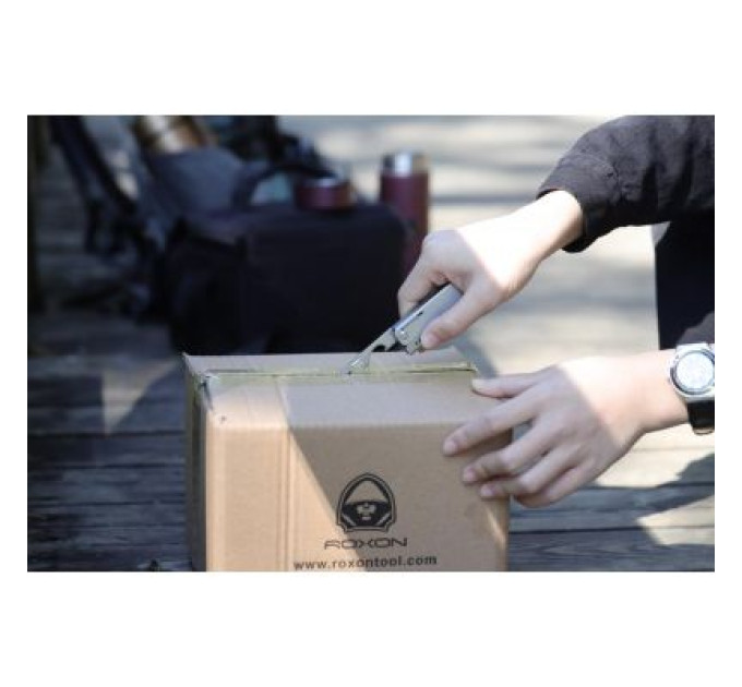 Roxon Мультитул Roxon зі змінними бітами Grey (M3)