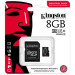 Kingston Карта пам'яті Kingston 8GB microSDHC class 10 UHS-I V30 A1 (SDCIT2/8GB)