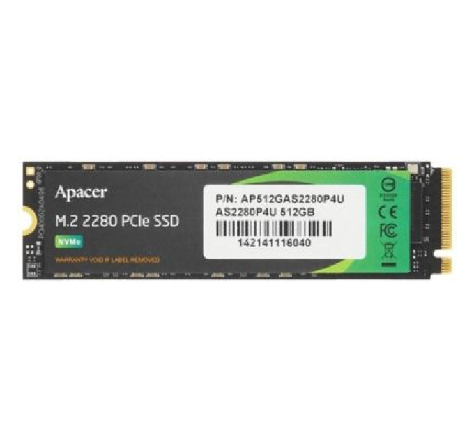 Apacer Накопичувач SSD M.2 2280 512GB Apacer (AP512GAS2280P4U-1)