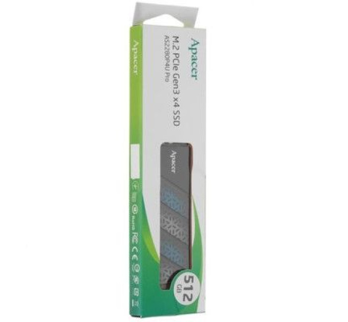 Apacer Накопичувач SSD M.2 2280 512GB Apacer (AP512GAS2280P4UPRO-1)