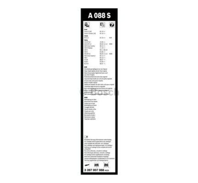 Bosch Щітка склоочисника Bosch 3 397 007 088