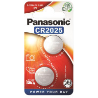 Батарейка Panasonic CR 2025 * 2 LITHIUM (CR-2025EL/2B)