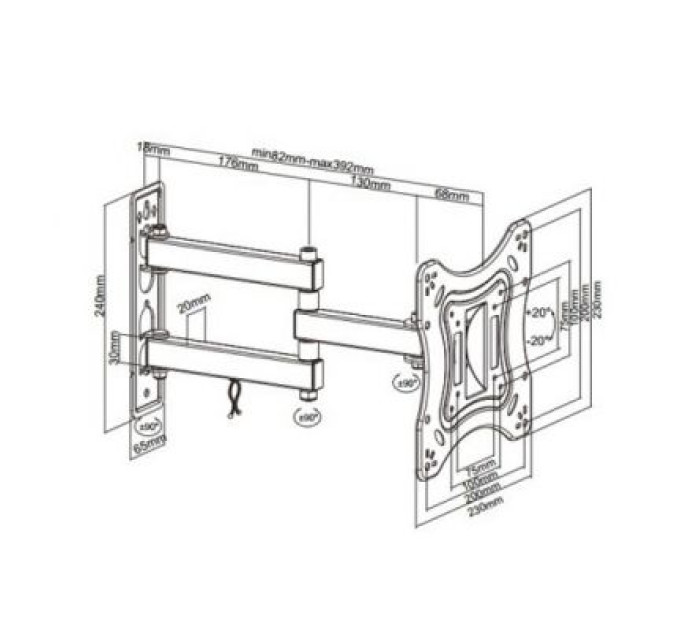 Brateck Кронштейн Brateck LPA51-223