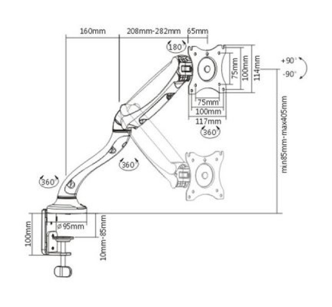 ITech Кронштейн ITech MBSG-02F