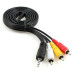 Cablexpert Кабель Cablexpert CCA-4P2R-2M, 3.5 Jack (4pin)-3RCA, 2 метра