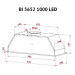Perfelli Витяжка кухонна Perfelli BI 5652 WH 1000 LED