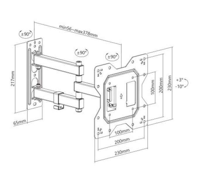 ITech Кронштейн ITech LCD523B