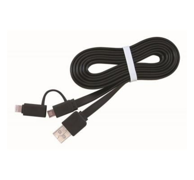 Cablexpert Кабель Cablexpert CC-USB2-AMLM2-1M, USB 2.0 AM-тато/Lightning+mUSB, 1.0 м.
