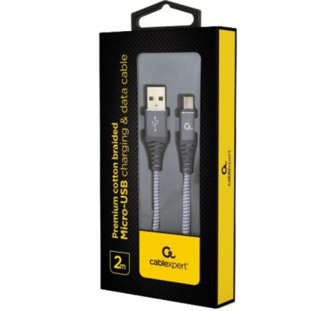 Cablexpert Кабель Cablexpert CC-USB2B-AMmBM-2M-WB2, USB 2.0 А-тато/Micro B-тато, 2,0 м.