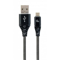 Кабель Cablexpert CC-USB2B-AMmBM-2M-BW, USB 2.0 А-тато/Micro B-тато, 2,0 м.