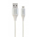 Cablexpert Кабель Cablexpert CC-USB2B-AMmBM-2M-BW2, USB 2.0 А-тато/Micro B-тато, 2,0 м.