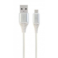 Кабель Cablexpert CC-USB2B-AMmBM-2M-BW2, USB 2.0 А-тато/Micro B-тато, 2,0 м.