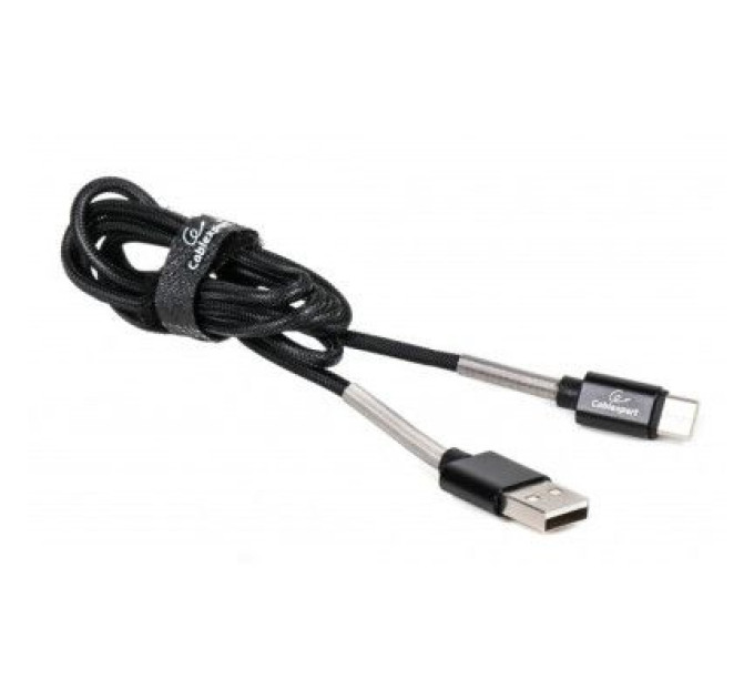 Cablexpert Кабель Cablexpert CCPB-C-USB-06BK, преміум якість USB 2.0 A-тато/C-тато,1 м.