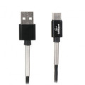 Cablexpert Кабель Cablexpert CCPB-C-USB-06BK, преміум якість USB 2.0 A-тато/C-тато,1 м.