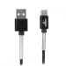Cablexpert Кабель Cablexpert CCPB-C-USB-06BK, преміум якість USB 2.0 A-тато/C-тато,1 м.