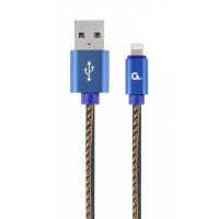 Кабель Cablexpert CC-USB2J-AMLM-1M-BL, USB 2.0 А-тато/Lightning, 1.0 м.