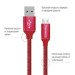 ColorWay Дата кабель USB 2.0 AM to Micro 5P 2.0m red ColorWay (CW-CBUM009-RD)
