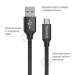 ColorWay Дата кабель USB 2.0 AM to Micro 5P 2.0m black ColorWay (CW-CBUM009-BK)